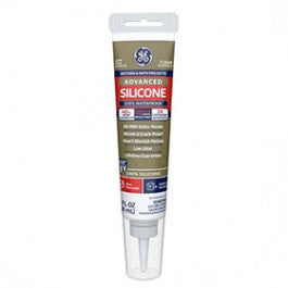 GE 284 2812563 2.8 OZ CLEAR ADVANCED SILICONE II KITCHEN & BATH SEALANT