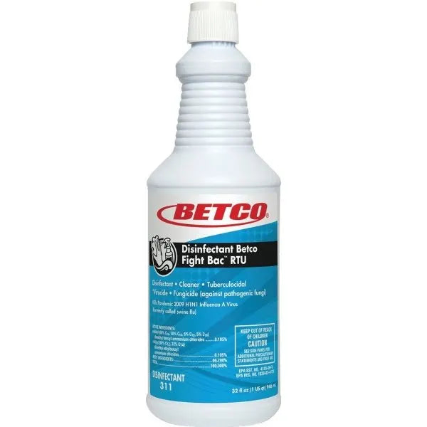 Betco Fight-Bac Rtu 32 Oz Disinfectant Cleaner (Citrus Floral)