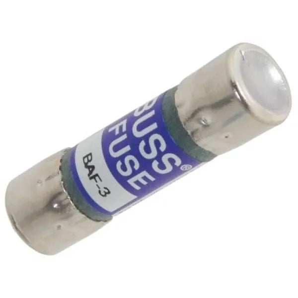 Bussmann® 3 Amp 250 Volt Fast Acting Midget Cartridge Fuse