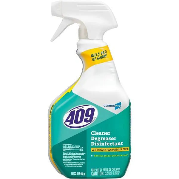 Formula 409 Cleaner Degreaser Disinfectant Spray, Cloroxpro, 32 Fl Oz