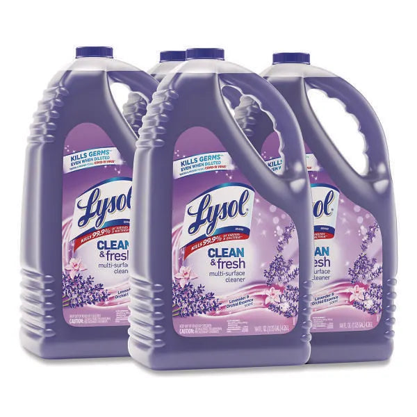 Clean And Fresh Multi-Surface Disinfectant Cleaner, Lavender And Orchid Essence, 144 Oz Bottle