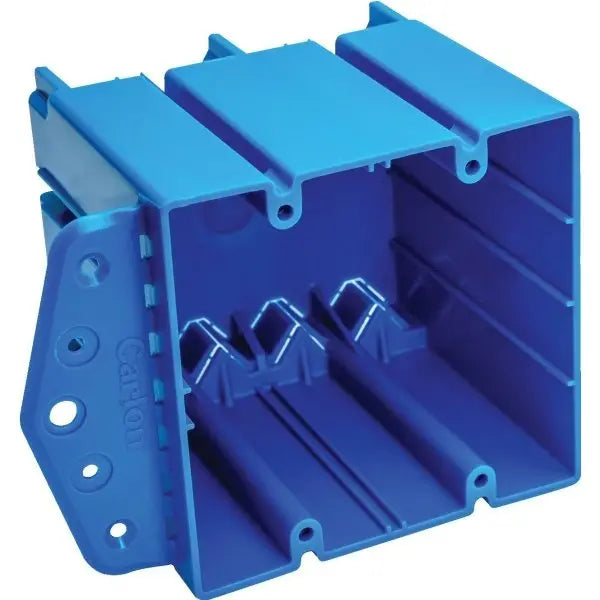 Carlon All-In-One 2-Gang New Work/Old Work PVC Electrical Box (Blue)