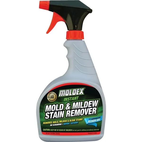 Moldex Instant Mold And Mildew Stain Remover Spray 32 Oz