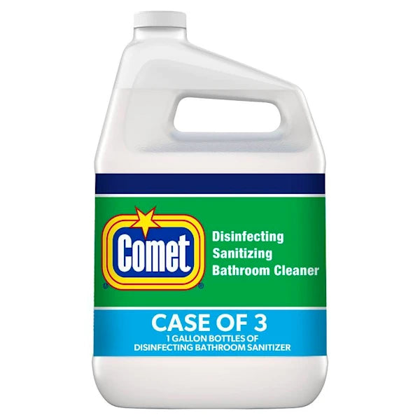 Comet® 1 Gallon Liquid Disinfecting-Sanitizing Bathroom Cleaner (Citrus)