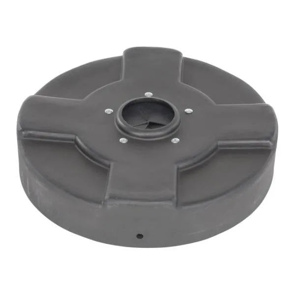 Vestil Drum Recycling Lid Flaps 30 Gallon Black
