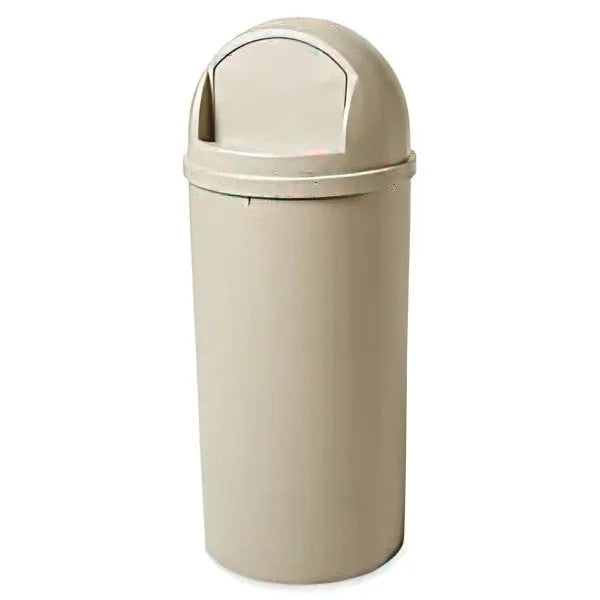 Rubbermaid Commercial Brute 50 Gallon Rollout Trash Can (Gray)