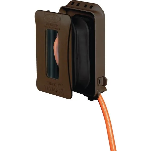 Taymac 1-Gang Extra-Duty In-Use Weatherproof Cover (Bronze)