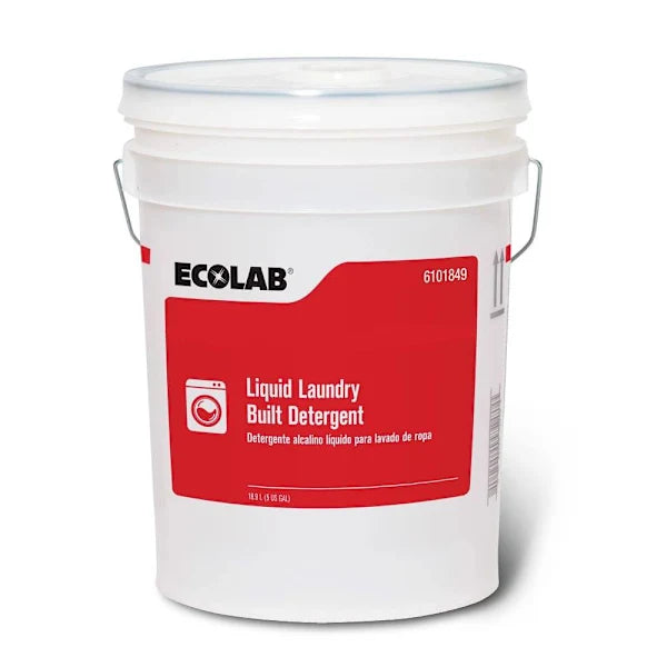 Ecolab® Liquid Laundry Built Detergent, 5 Gal