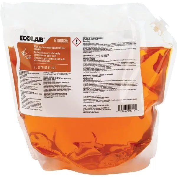 Ecolab® High Performance Neutral Floor Cleaner, 2 Liter