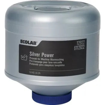 Ecolab® Solid Silver Power Dishwashing Presoak, 8lb