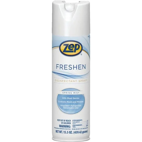 Zep 15.5 Oz Spring Mist Freshen Disinfectant Spray