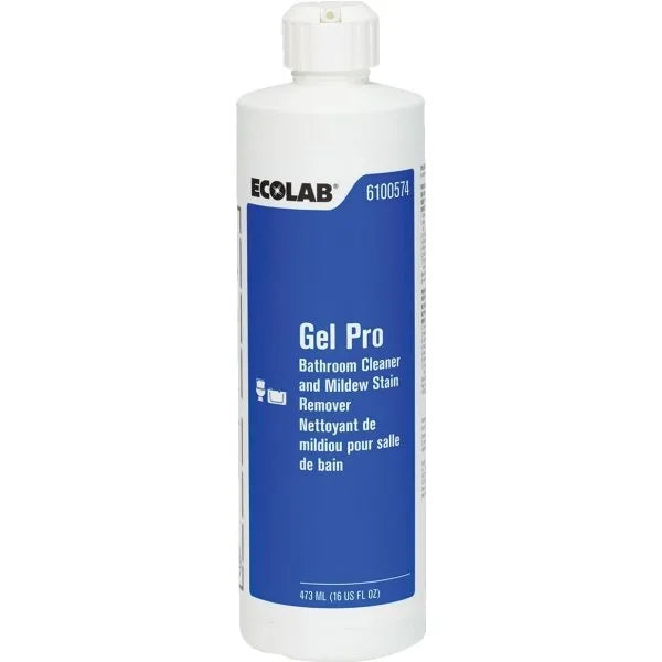 Ecolab® Gel Pro Bathroom Cleaner And Mildew Remover 16oz