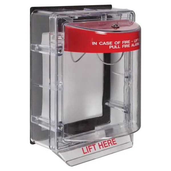 Safety Technology Weather Stopper Ii Cover Without Horn, With Spacer, Fire Label