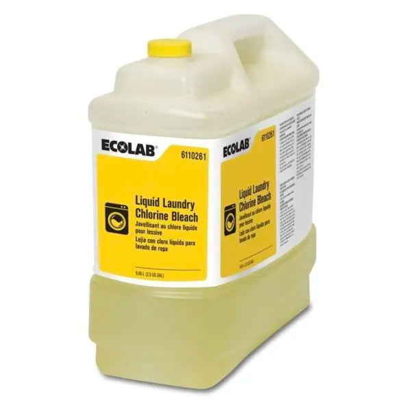 Ecolab® Liquid Laundry Chlorine Bleach 2.5 Gallon