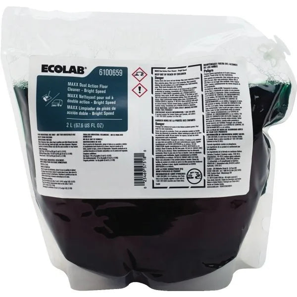 Ecolab® Maxx Dual Action Floor Cleaner Bright Speed 2 Liter