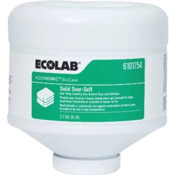 Ecolab® Aquanomic Biocare Solid Laundry Sour Soft 6 LB