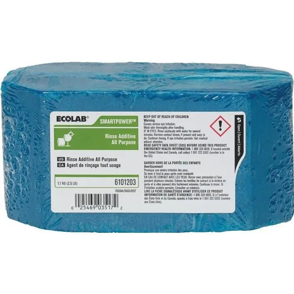Ecolab® Smartpower Machine Warewash Rinse Additive All Purpose 2.5 Lb