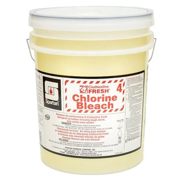 Spartan Clothesline Fresh, Chlorine Bleach 4, 5 Gal