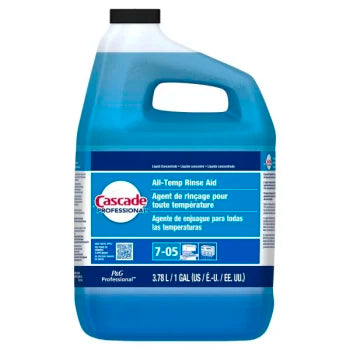 Cascade All-Temp Dishwasher Rinse Aid, Closed-Loop, 1 Gallon