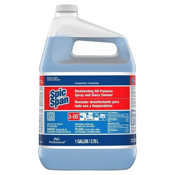 Spic And Span Disinfecting All-Purpose Spray/Glass Cleaner Concentrate, Closed Loop, 1 Gallon