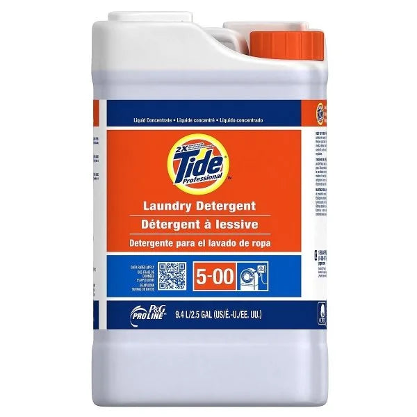 Tide Professional Liquid Laundry Detergent, Closed Loop, 2.5 Gallons