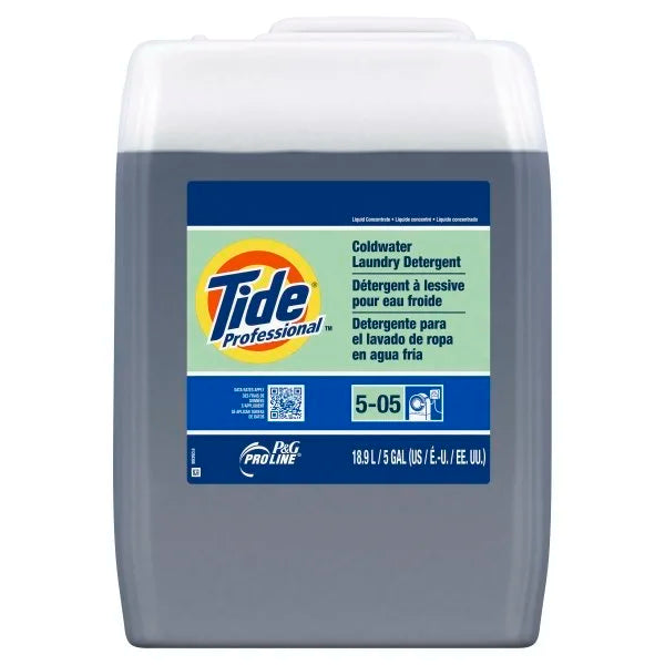 Tide Professional Cold Water Liquid Laundry Detergent, Closed Loop, 5 Gallons