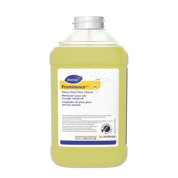 Diversey 2.5 Liter Prominence Floor Cleaner, J-Fill, Heavy-Duty