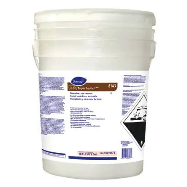 Clax 5 Gallon Pail Super Launch Laundry Sour General Purpose Highly Concentrated