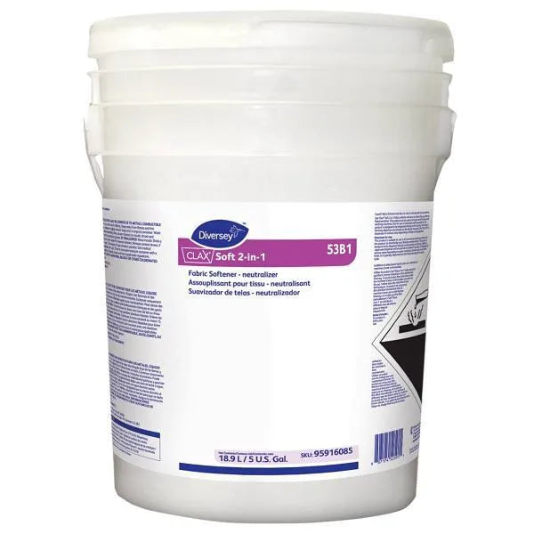 Clax 5 Gallon Soft 2-In-1 53b1 Concentrated Fabric Softener Pail