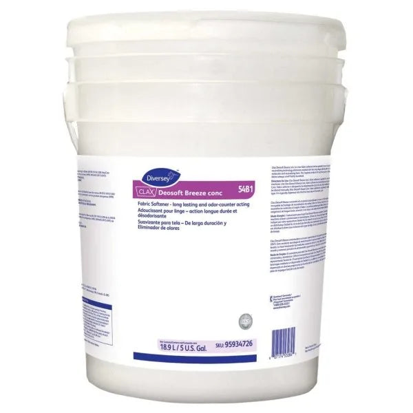 Clax 5 Gallon Deosoft Breeze Fabric Softener Concentrated Pail