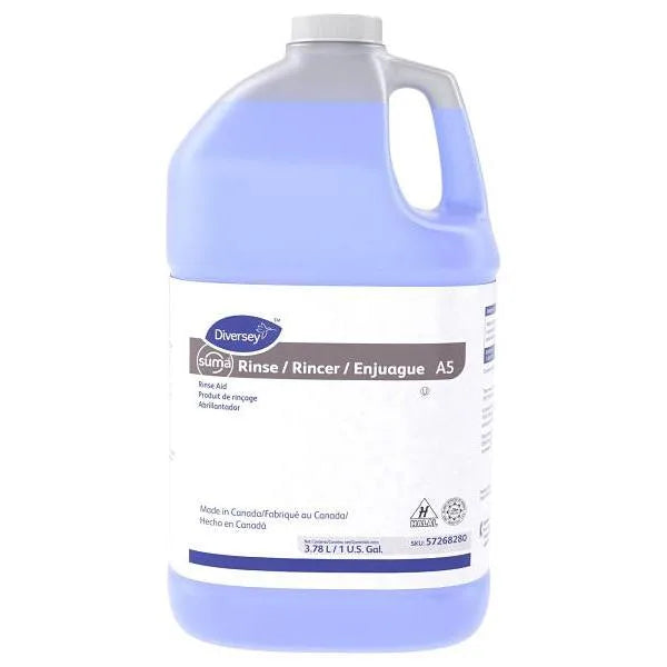 Diversey Suma 1 Gallon Rinse Aid A5 For Soft To Medium Water