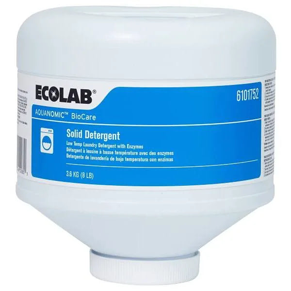 Ecolab® 8 Lb. Aquanomic Biocare Solid Detergent