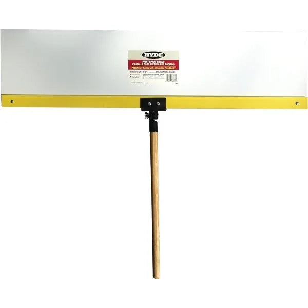 Hyde 28050 36" X 9" Hi-Impact Poly Spray Shield W/ Pivot Neck And 18" Handle