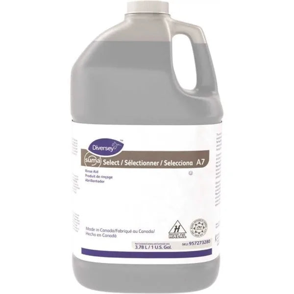 Suma A7 1 Gallon Surfactant Auto-Dosed Dish Machine Rinse Aid
