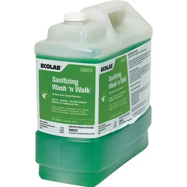 Ecolab® Sanitizing Wash N Walk 2.5 Gallon