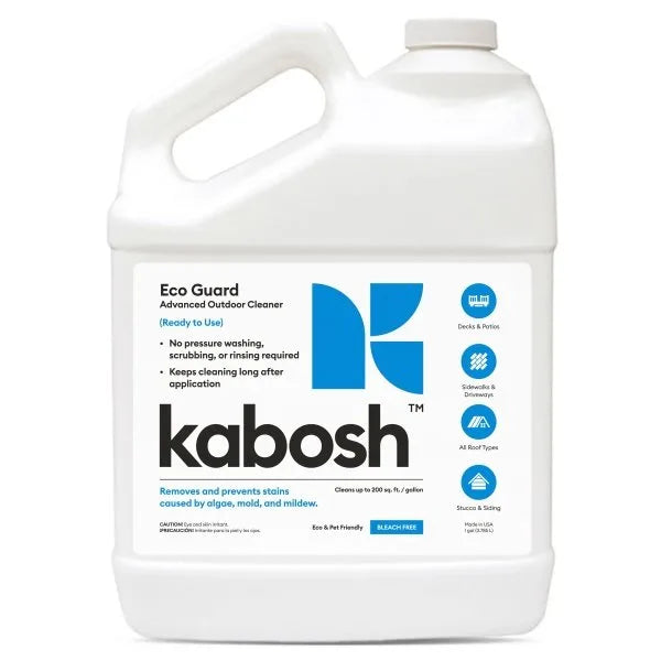 Kabosh 128 Oz Outdoor Cleaner For Algae, Mold, And Mildew
