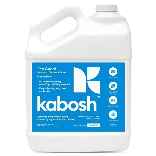 Kabosh 128 Oz Outdoor Cleaner Concentrate For Algae, Mold, And Mildew