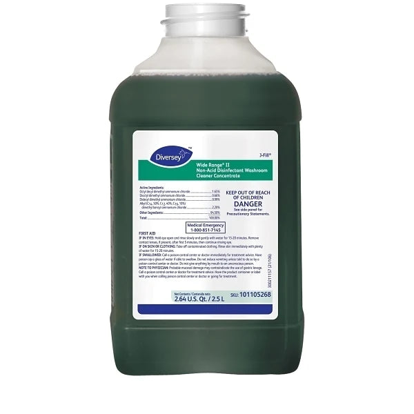 Diversey Wide Range Ii Non-Acid Disinfectant Cleaner Concentrate