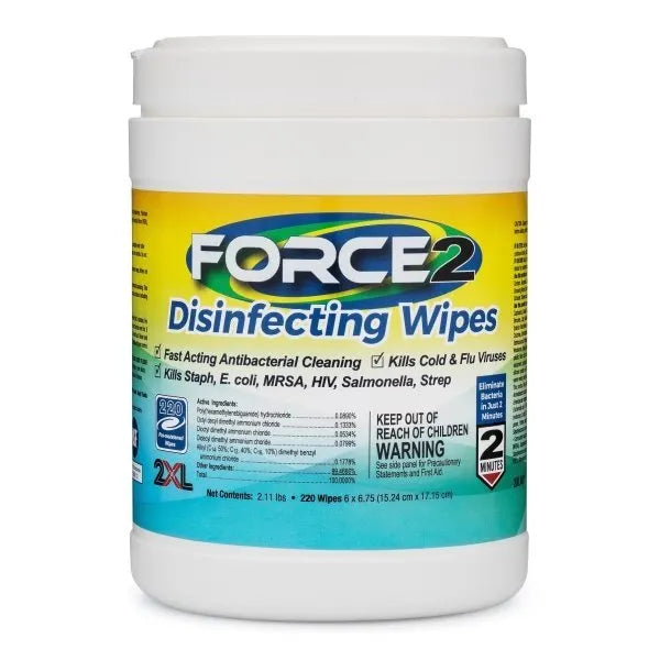 2xl Force2 Disinfecting Canister Wipes