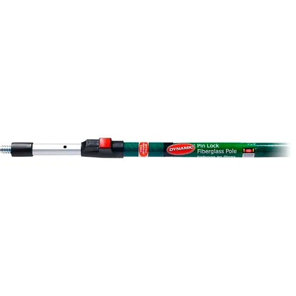 Dynamic Hz001972 6'-12' 1.8m-3.6m Pin Lock Fiberglass Extension Pole