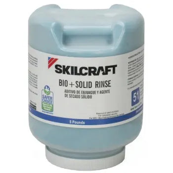 Skilcraft Bio+ Dishwasher Rinse Additive 5 Lb Bottle
