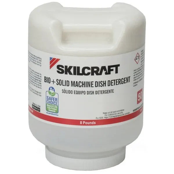 Skilcraft Bio+ Dishwasher Detergent 8 Lb Bottle
