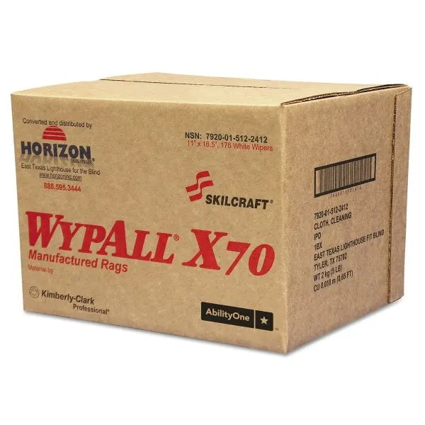 Skilcraft Wypall X70 Rag 11x16.5 Case Of 174