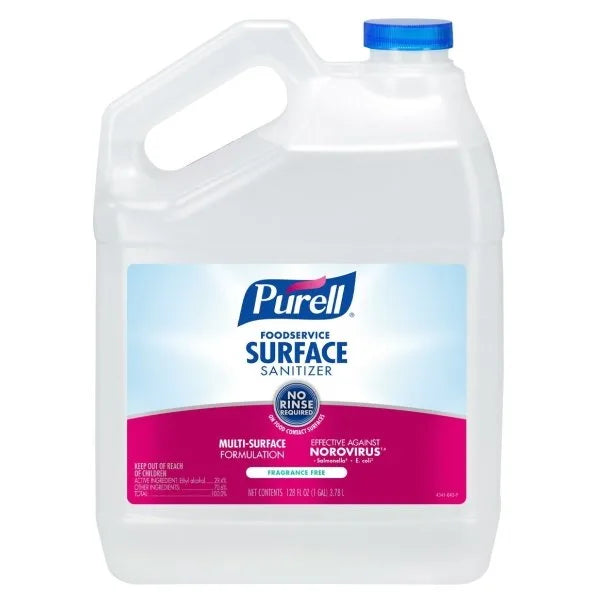 Purell Gal. Surface Sanitizer Bottle Refill Foodservice Fragrance Free