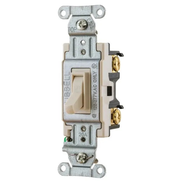Hubbell 20 Amp Back/Side-Wired Toggle Switch