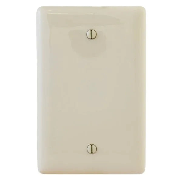 Hubbell 1-Gang Light Wall Plate (Light Almond)