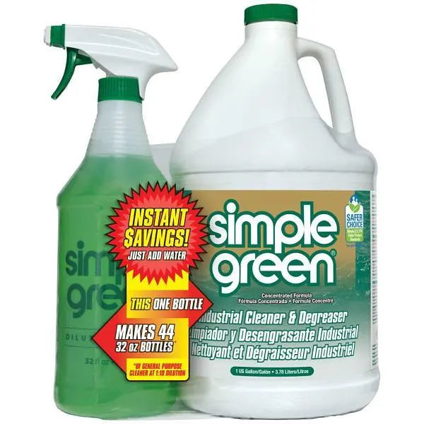 Simple Green® Industrial Cleaner And Degreaser 1 Gallon With 32 Oz. Rtu Trigger