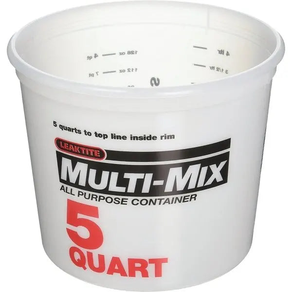 Leaktite 35103 10m3 5 Qt Multi Mix Container