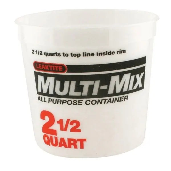 Leaktite 35053 5m3 2-1/2 Qt Multi Mix Container