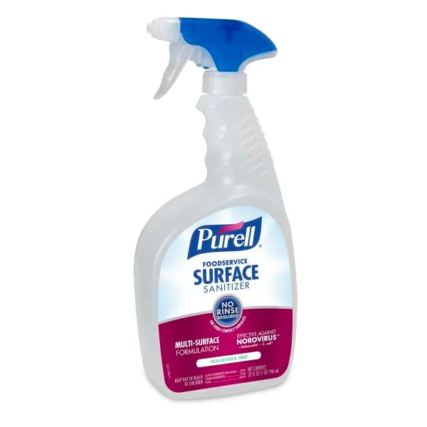 Purell Foodservice Sanitizer Spray 32 Oz. Capped Bottle Spray Trigger